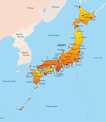 map of japan | geography of japan for kids | about japan for kids | info on japan for kids