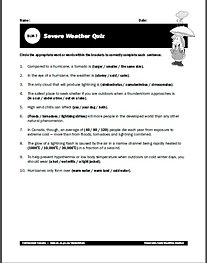 Free weather worksheets for learning all about the weather