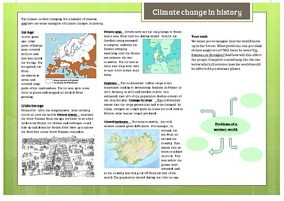 Environment worksheets