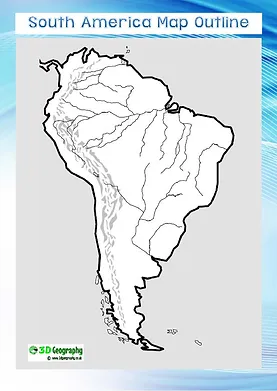 latin america outline maps