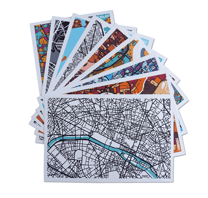 Art Map Postcards