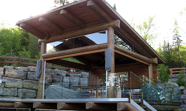 Gazebo En Bois Rond : Confort Nature – Outdooring et gazebos Gazebo En Bois Rond : Confort Nature – Outdooring et gazebos