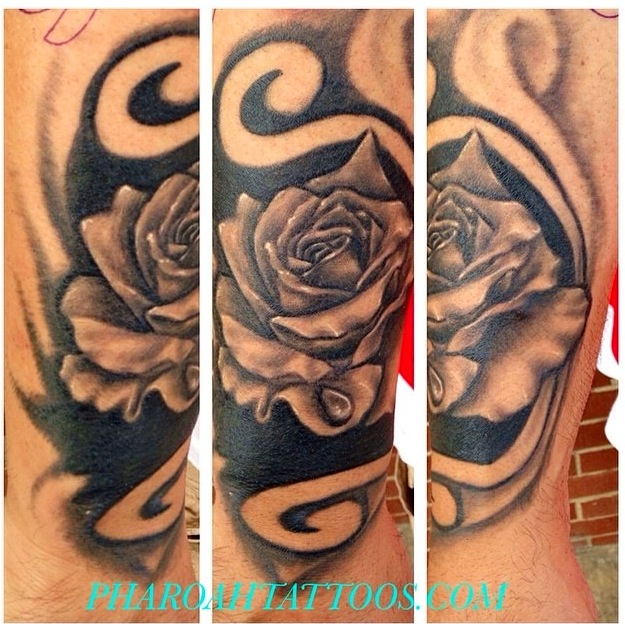 pharoah tattoos black and grey rose tattoo pharoah tattoos black and grey rose tattoo