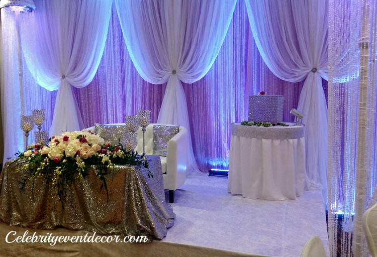Celebrity event decor banquet hall jacksonville fl, balloon ... Décor Banquette Hall