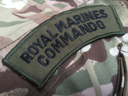 Royal Marines Commando Flash with Irish Pennant
