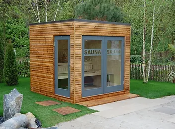 Saunahaus SQUARE BOX - Ihre moderne Gartensauna Saunahaus SQUARE BOX - Ihre moderne Gartensauna
