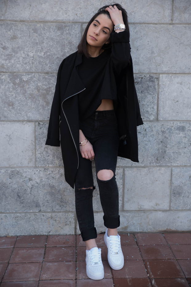 Air Force Black Outfit Air Force Black Outfit