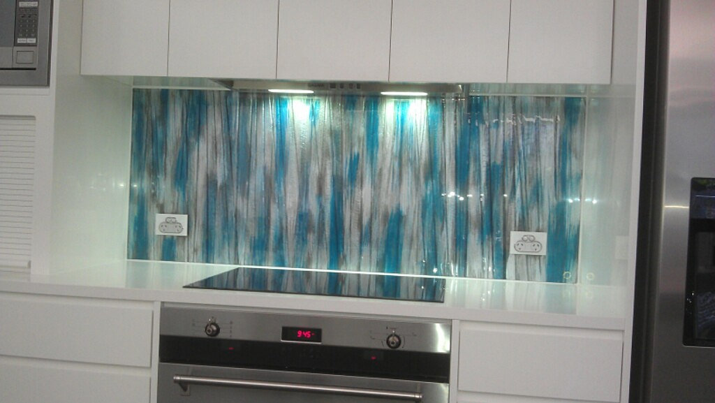 Coloured Glass Splashback Brisbane