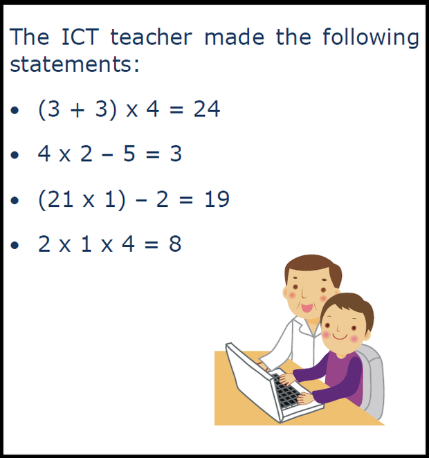 Order of operations homework