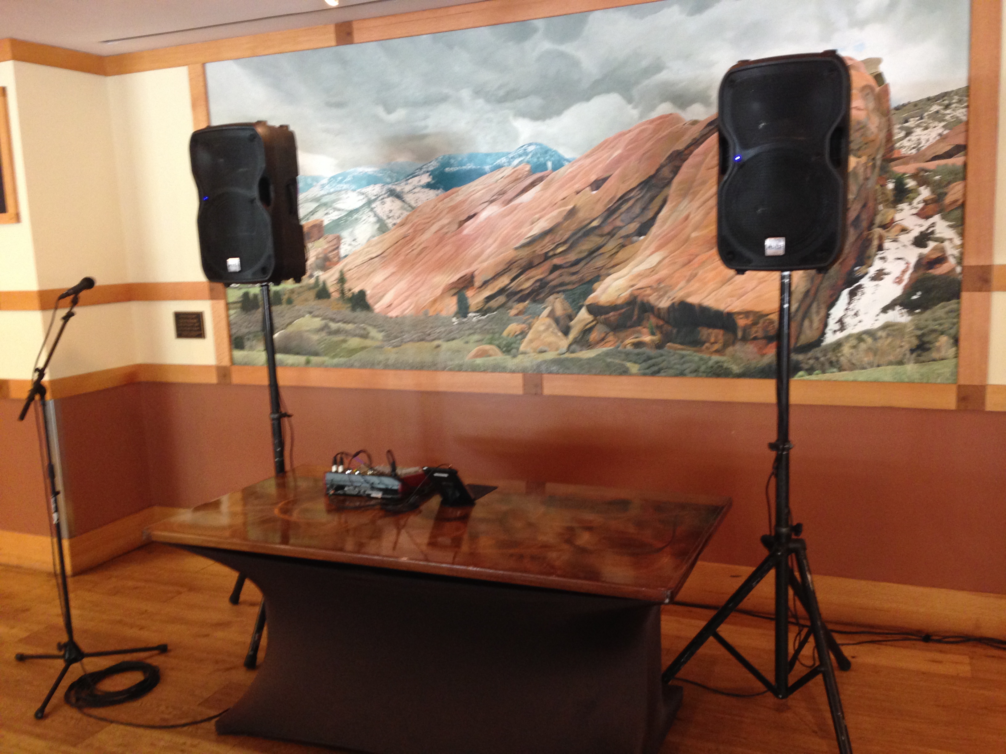 Wedding Reception In The Rock Room Red Rocks In Morrison Co