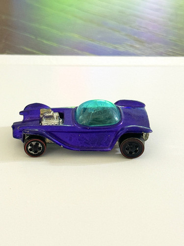 Hot Wheels Beatnik Bandit Purple Vintage Redline Hong Kong Ed Roth Salvage Goods