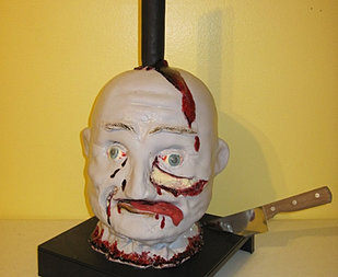 Halloween head cake