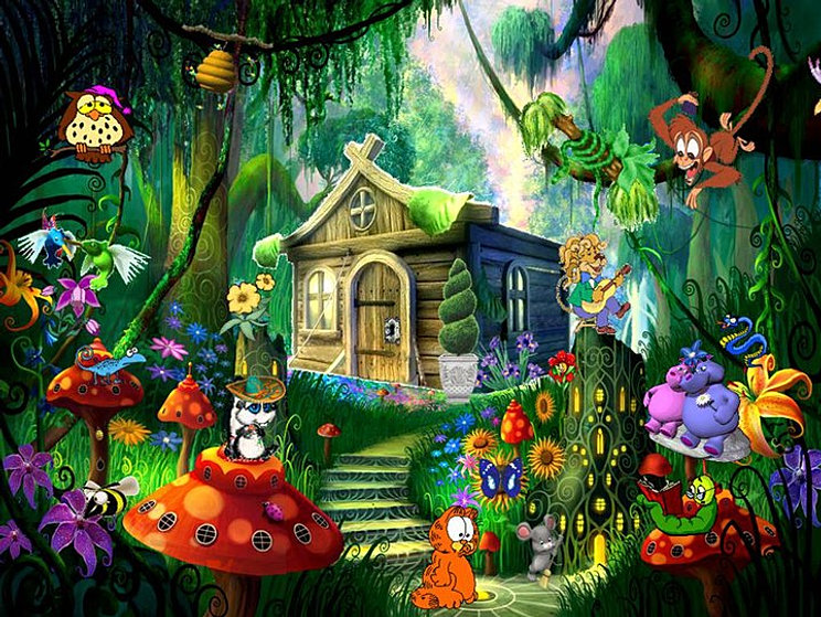 Imagenes de bosques encantados animados Imagui