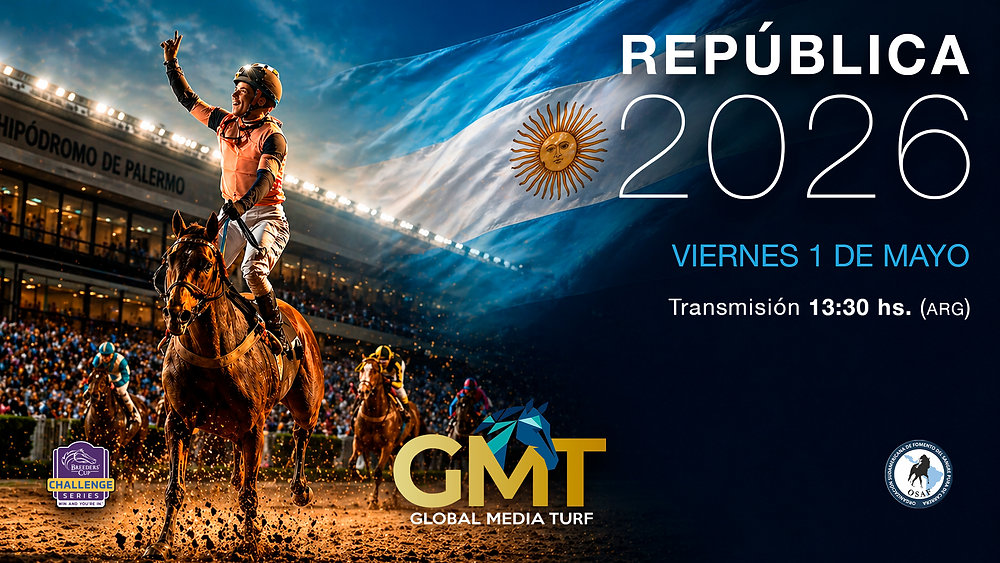 The República Argentina meeting will be broadcast live by Global Media Turf - Turf Diario thumbnail