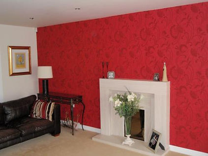 Domestic Sitting Room Decorated