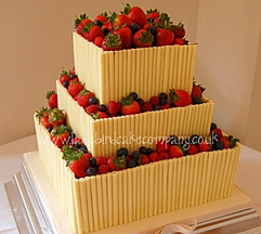 Chocolate wedding cake Bristol
