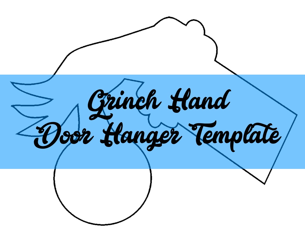 word door hanger template