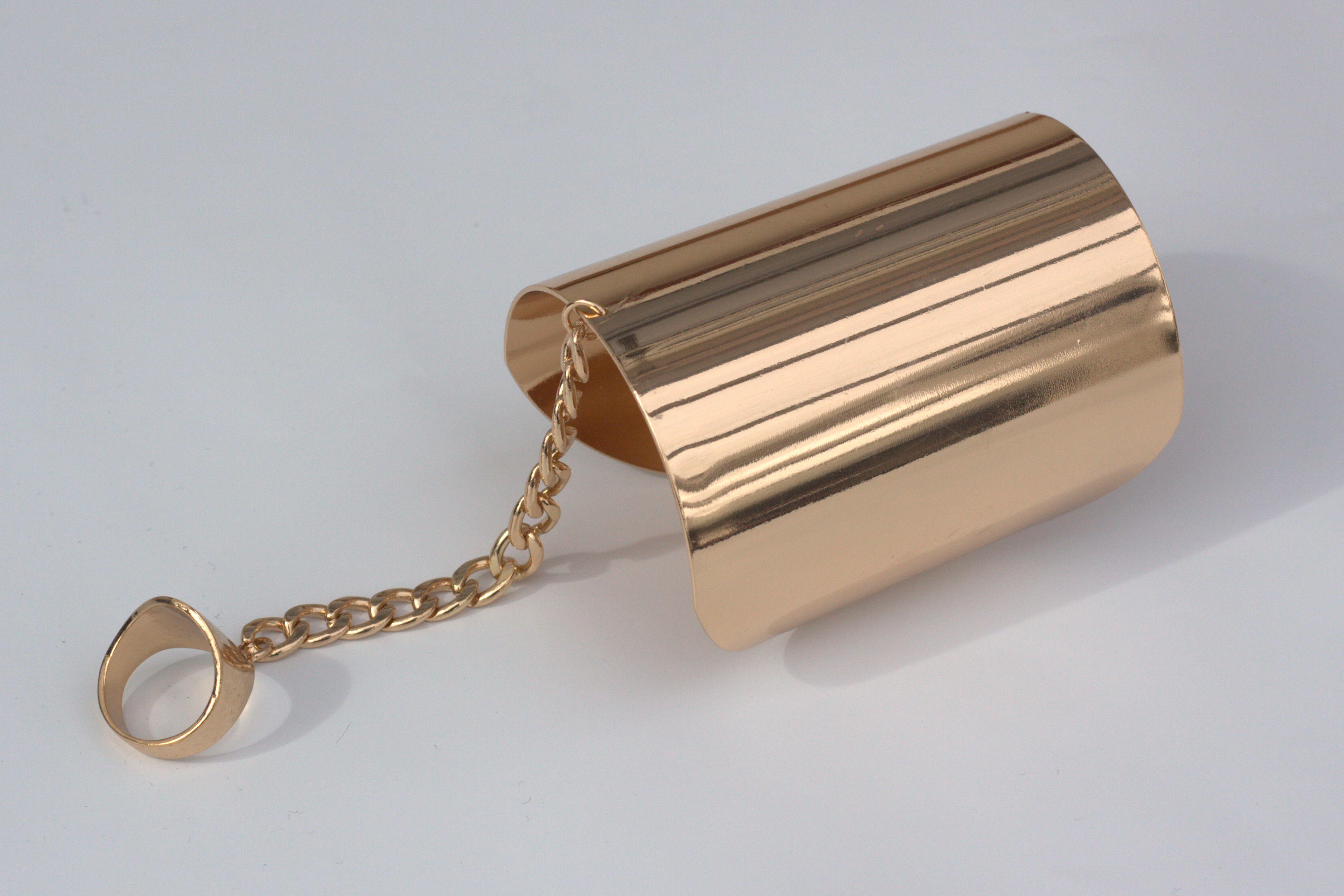 Ring And Bracelet Attached Gold Ring And Bracelet Attached Gold