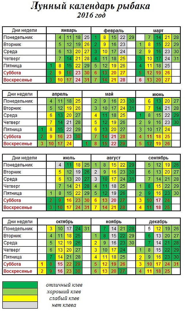фазы луны и клев рыбы в 2017 году фазы луны и клев рыбы в 2017 году