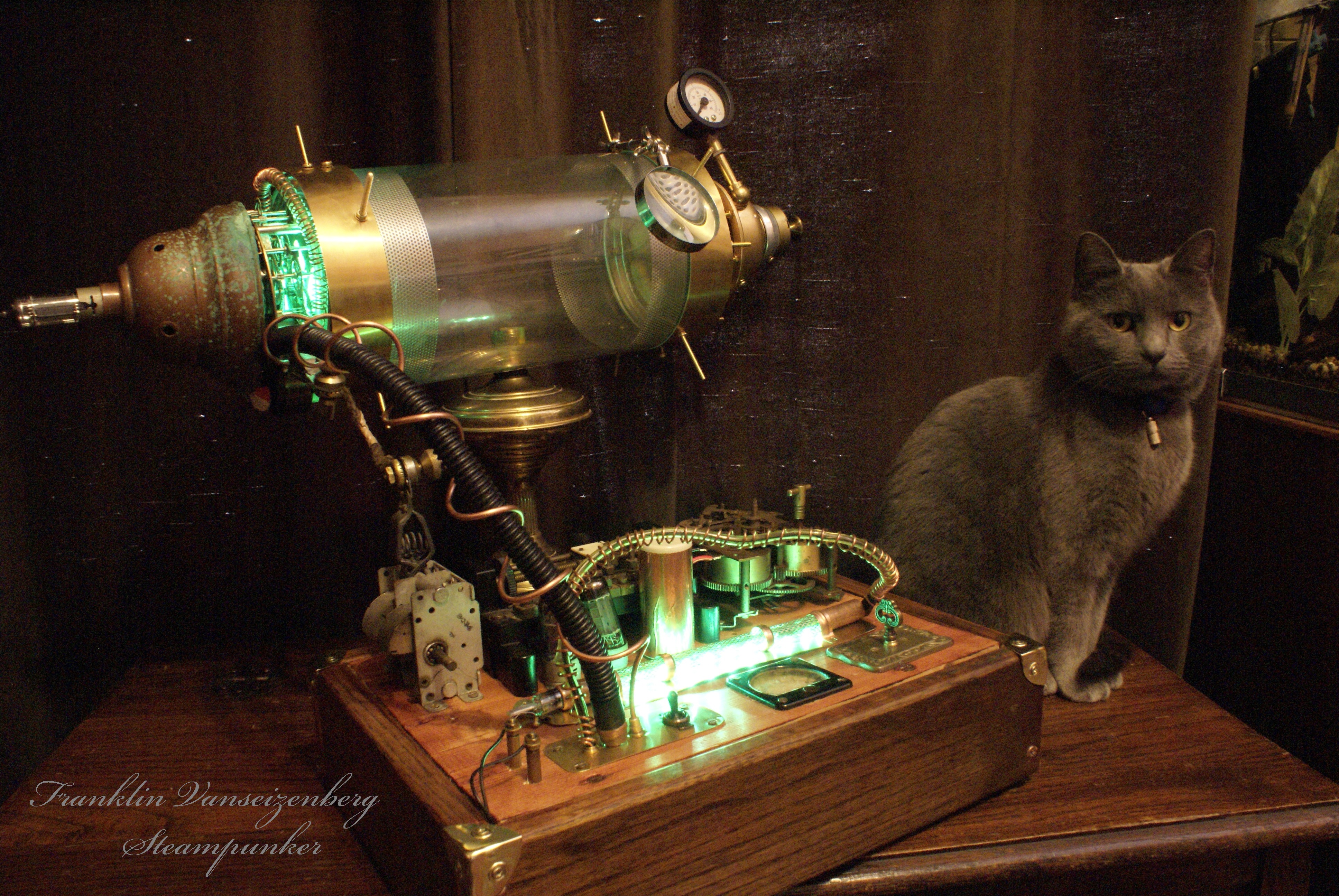 steampunker frank steampunk gadgets resame builder