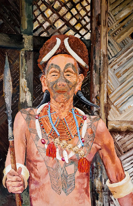 The Konyak Naga Headhunting warrior of M