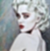 Tableau visibleà la galerie d'art Art Home Déco, Galerie et Artothèque, Bordeaux, Gironde, Aquitaine, Portrait, Peinture