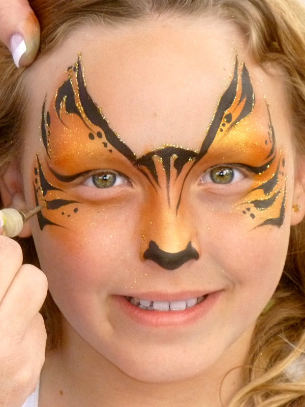 Painted Party Utah Face Painting Tiger Eyes