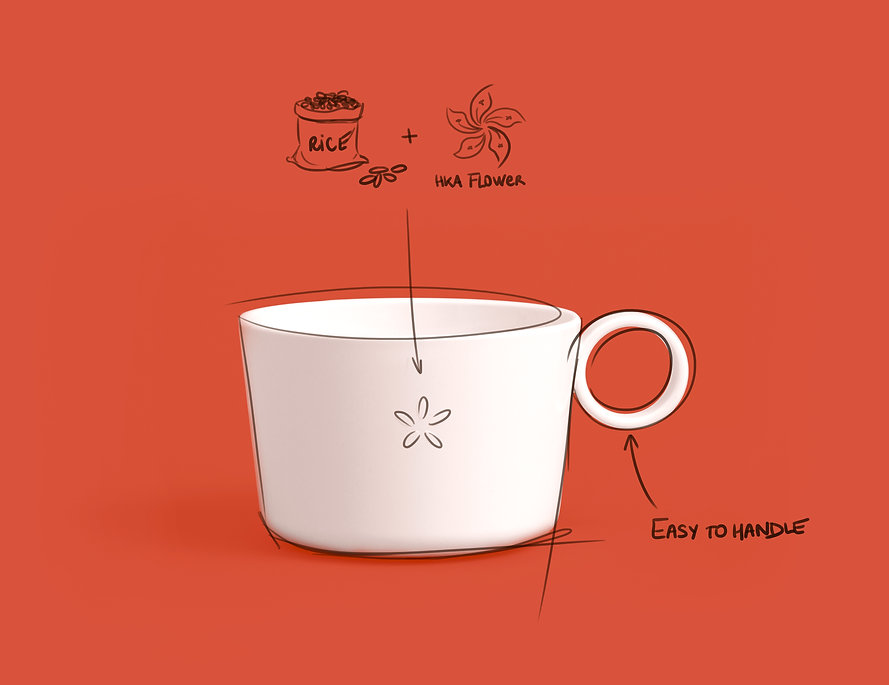 clip hong kong airlines tableware
