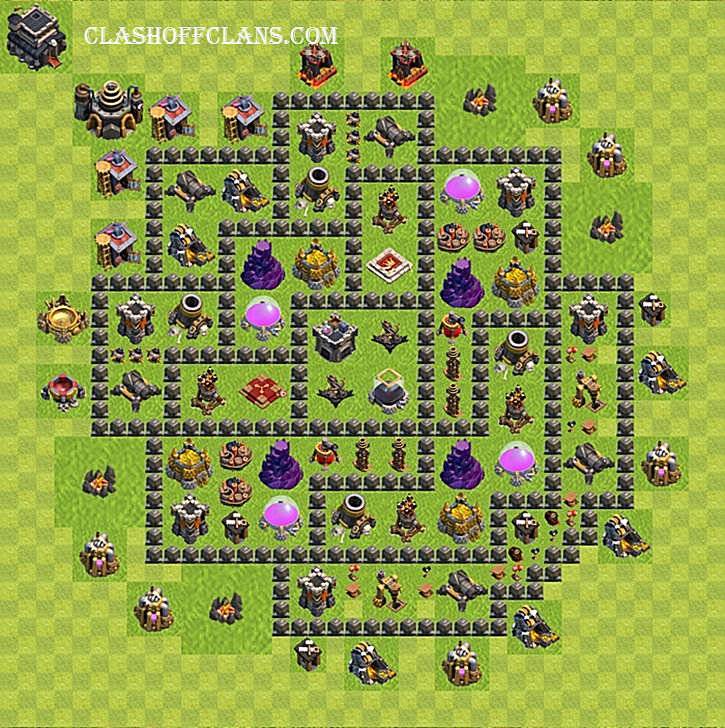 базы в clash kf clans 9тх #5