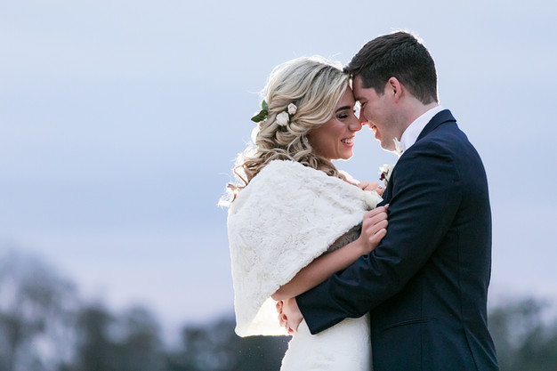 Libby Alex Winter Formal Barn Wedding