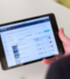 EnerOnline in an iPad buildings list view