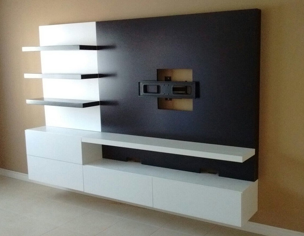 Modulus, muebles de diseño, nuestros trabajos, buenos aires Muebles de melamina para tv