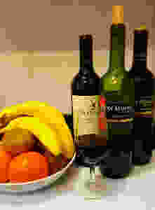 葡萄酒和果实