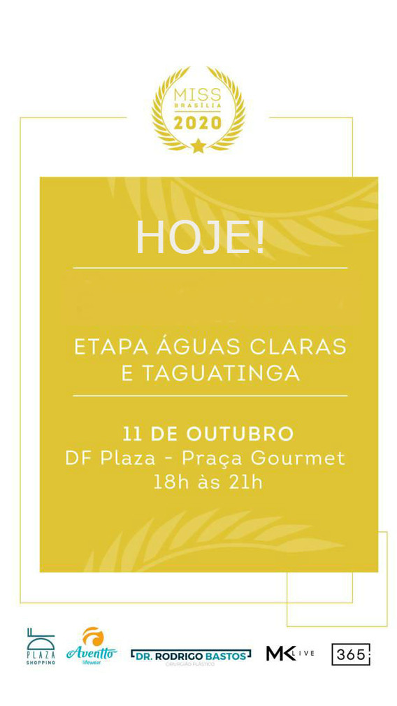Miss Águas Claras e Taguatinga: Onze candidatas disputam o título Miss Águas Claras e Taguatinga: Onze candidatas disputam o título