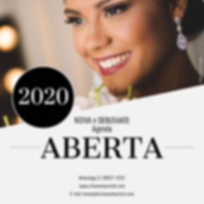 A Agenda 2020 acaba de abrir!_Garanta já