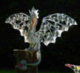 Wired to the Moon Unique Wire Sculptures Dragon