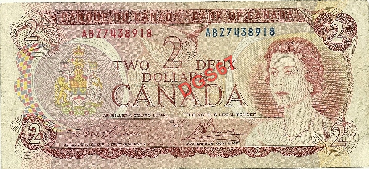 Billets de banque du Canada.
