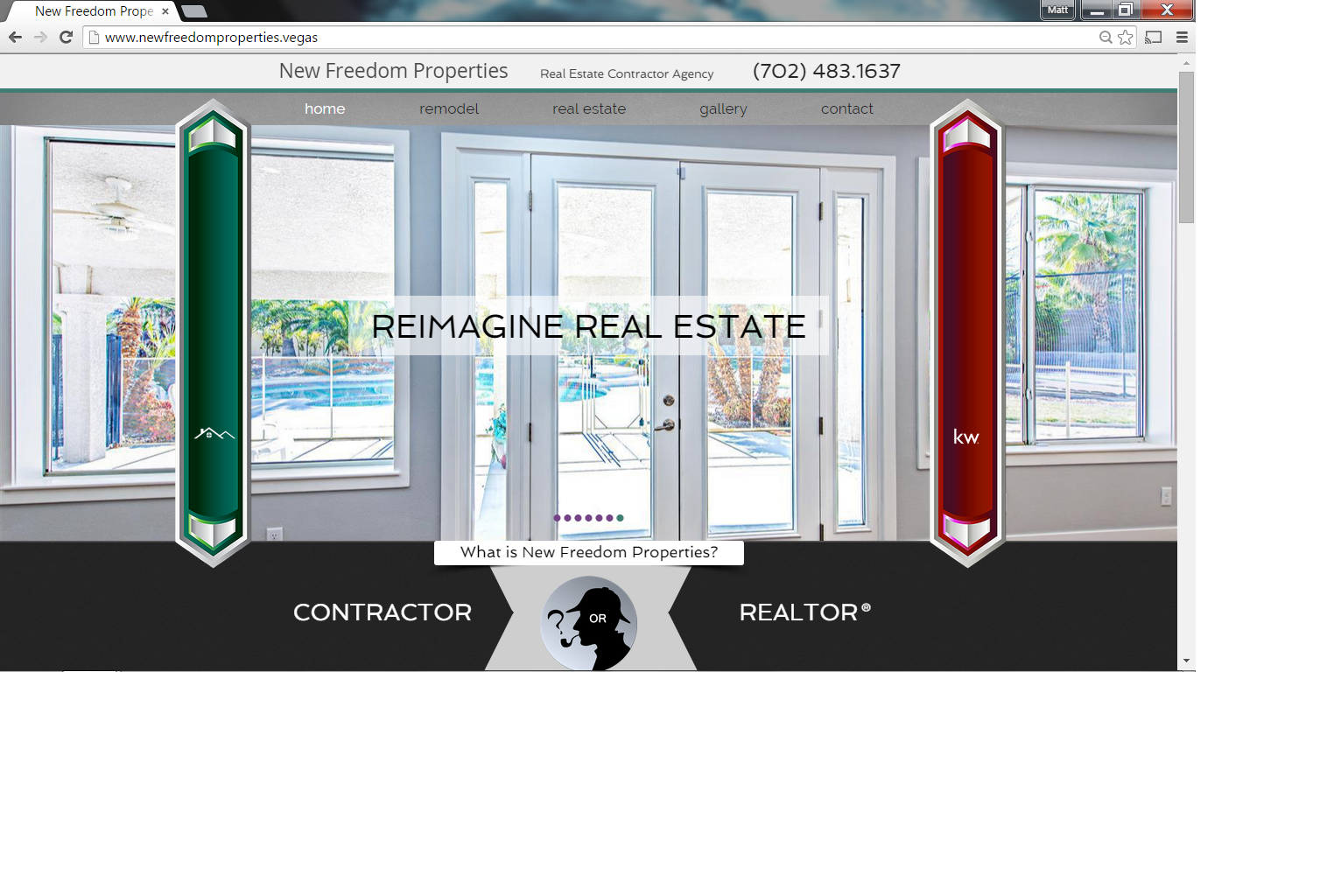 New Freedom Properties Home Remodel Contractor Realtor Las Vegas