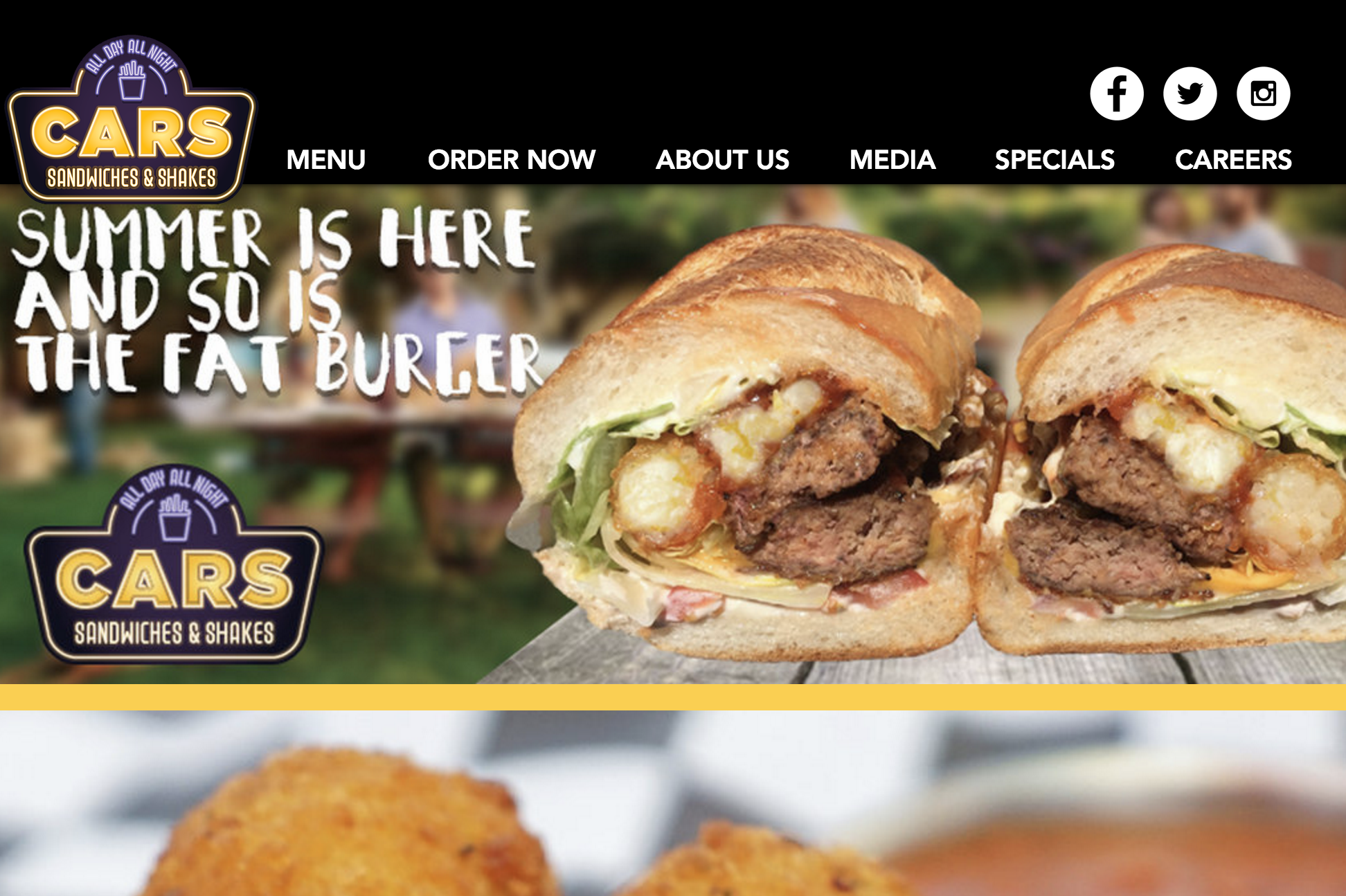 CARS Sandwiches & Shakes l HOME