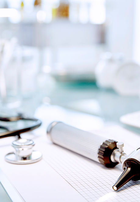 Desk with Stethoscope