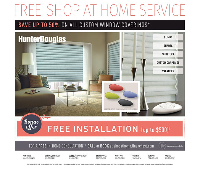 Linen Chest Shop at Home Custom Window Covering