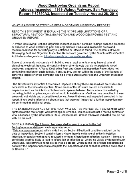a sample report termite property home inspection a sample report termite property home inspection