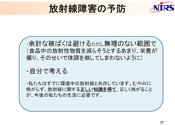 R-DAN佐久・放射能測定室 放射線リスクと放射線リスク