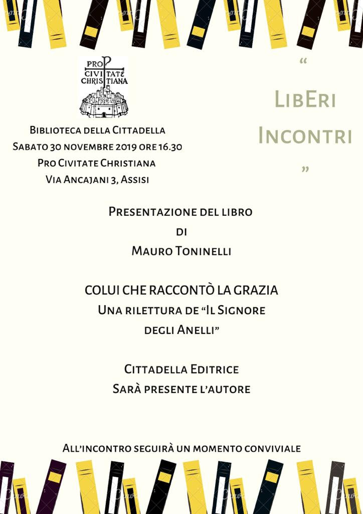 Presentazione "Colui che raccontò la grazia" - Biblioteca della Cittadella. Assisi