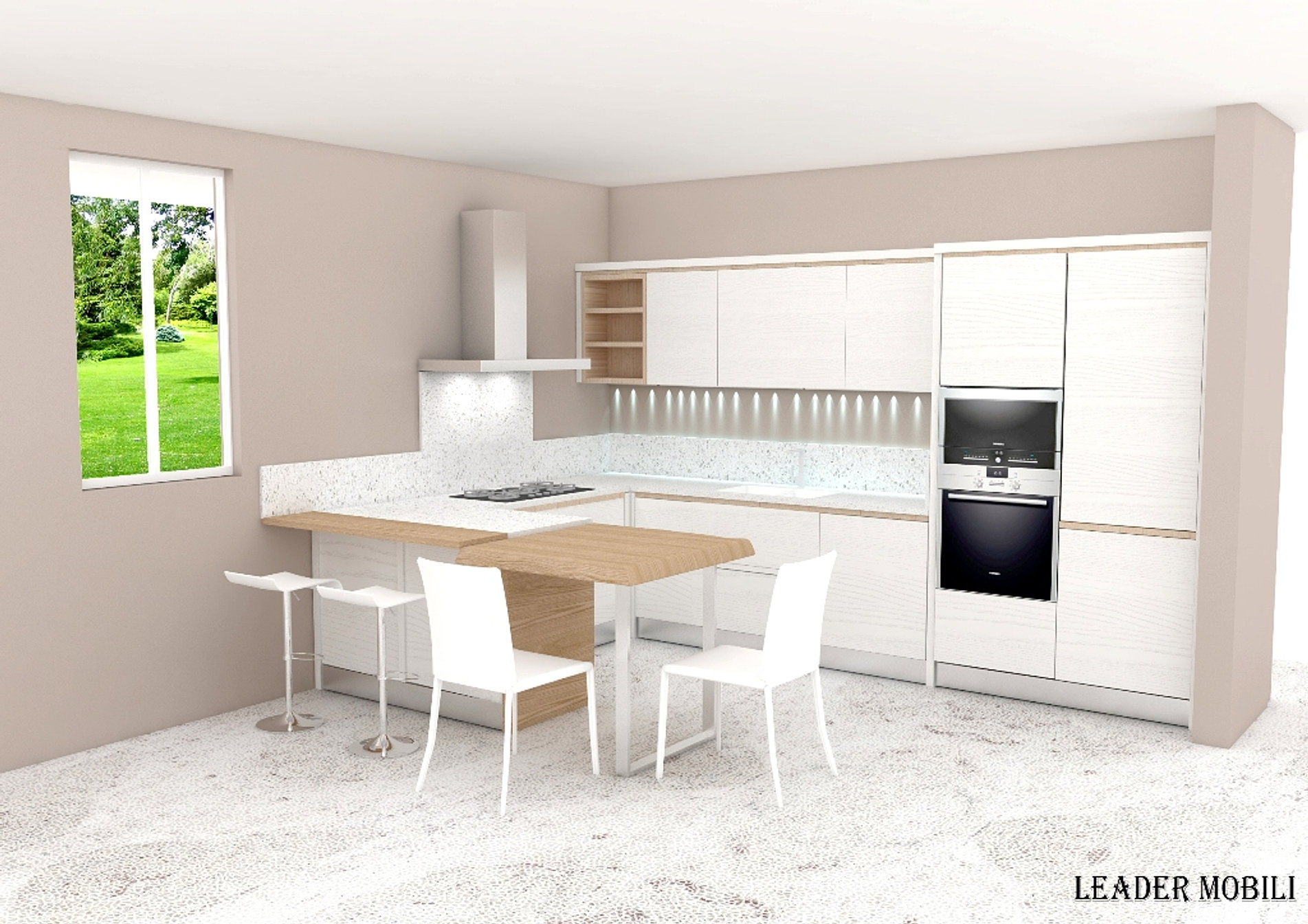 Cucina in legno premium Cucine classiche a vista