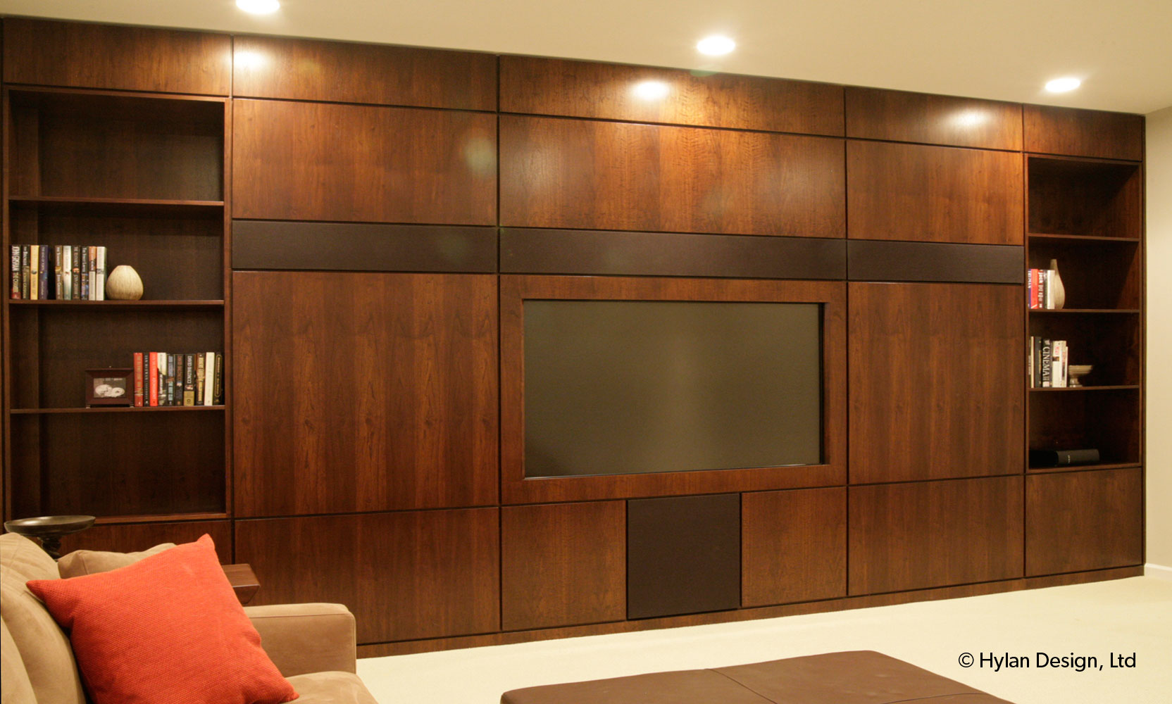 Hylan Design, Ltd. | Entertainment Wall