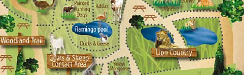 Yorkshire Wildlife Park | Park Map