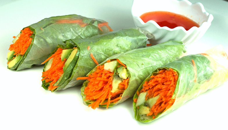 Vegetable Garden Vegan Restaurant In Silver Spring Md Gallery Veggie Spring Roll Jpg