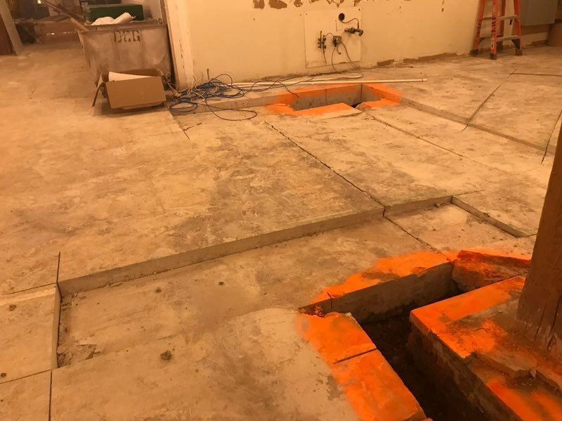 Saw Cut and Removal