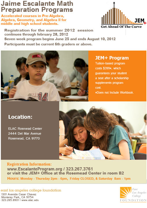 Jaime Escalante Math Program Elac Community College